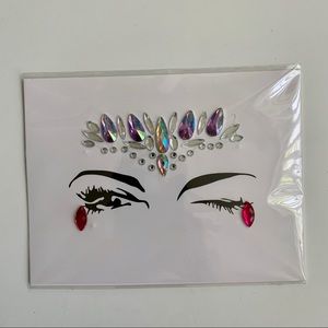 Festival Carnival Face Jewels Gems Stickers